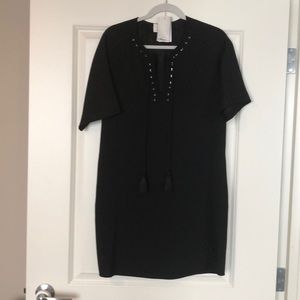 Phillip Lim black bohemian shift dress